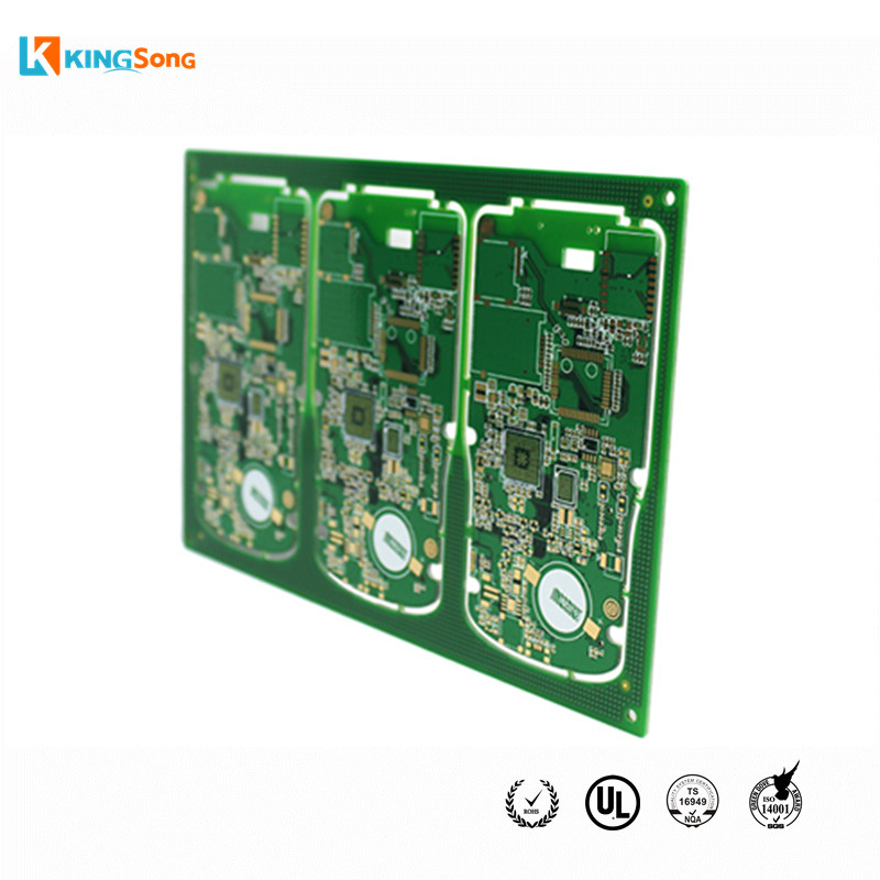 6 Layers Impedance Controls & Immersion Gold Treatment Designing Circuit Boards