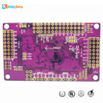 Purple Solder Mask 4 Layers Gold Plated PCB Board Services