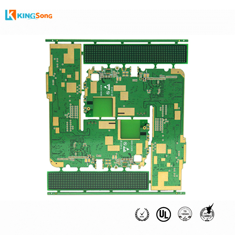 4 Layers High Density PCB Layout With Immersion Gold Pads