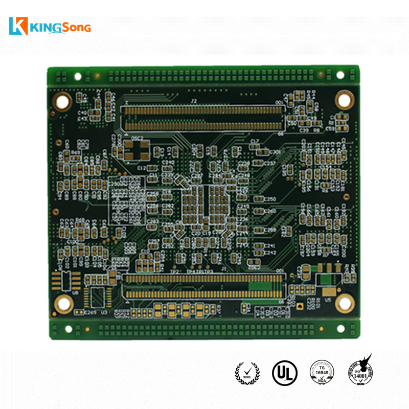 Rapid 10 Layers Impedance Control And Plug Holes Prototyping PCB