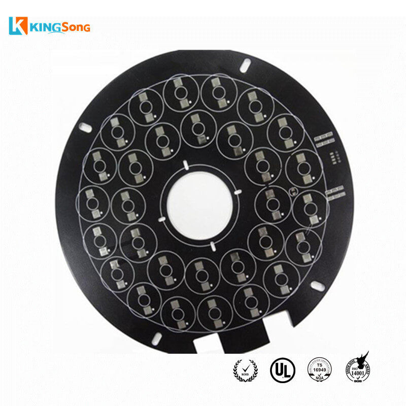 Black Soldermask Aluminum Based PCB Board Manufacturing