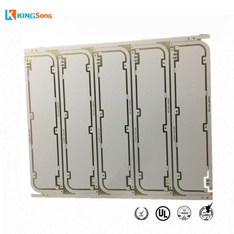 White Solder Mask FR4 LED PCB Board Manufacturing